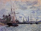 The Seine at Rouen 2 by Claude Monet